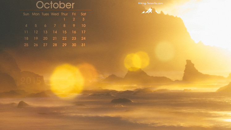 календарь на рабочий стол на октябрь 2015