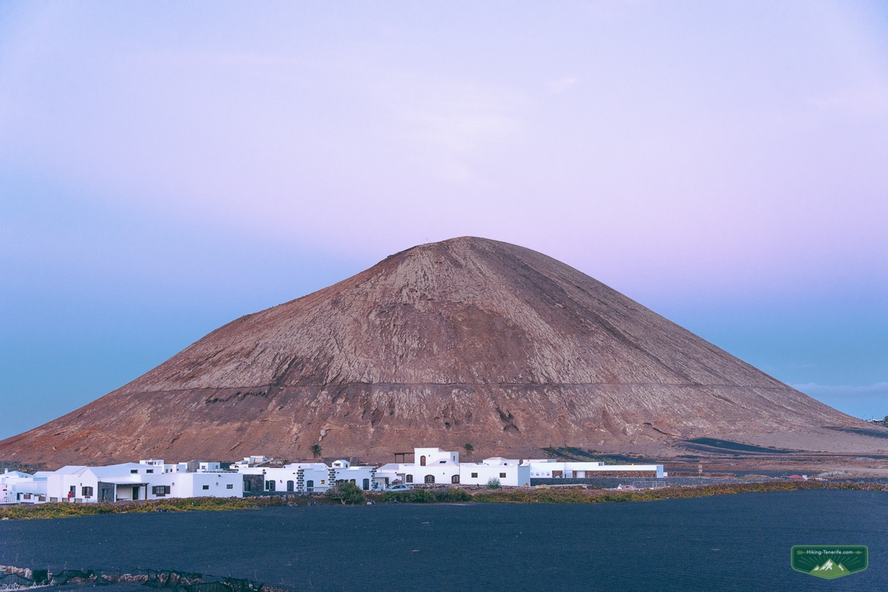 Timanfaya volcanic cones in Lanzarote
