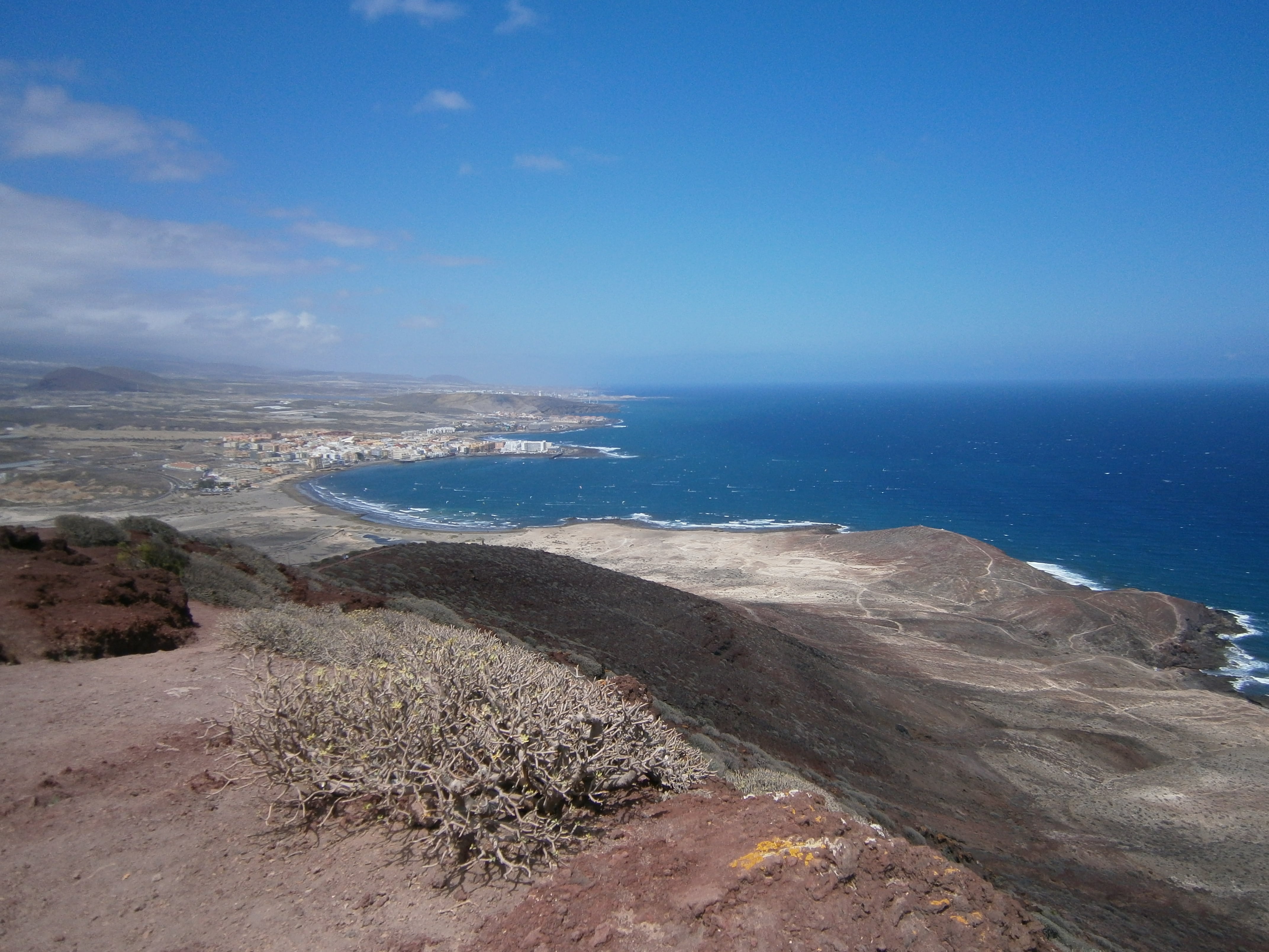 Montana Roja volcanic landscape in Tenerife