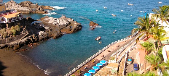 Puerto Santiago coast near Los Gigantes Tenerife