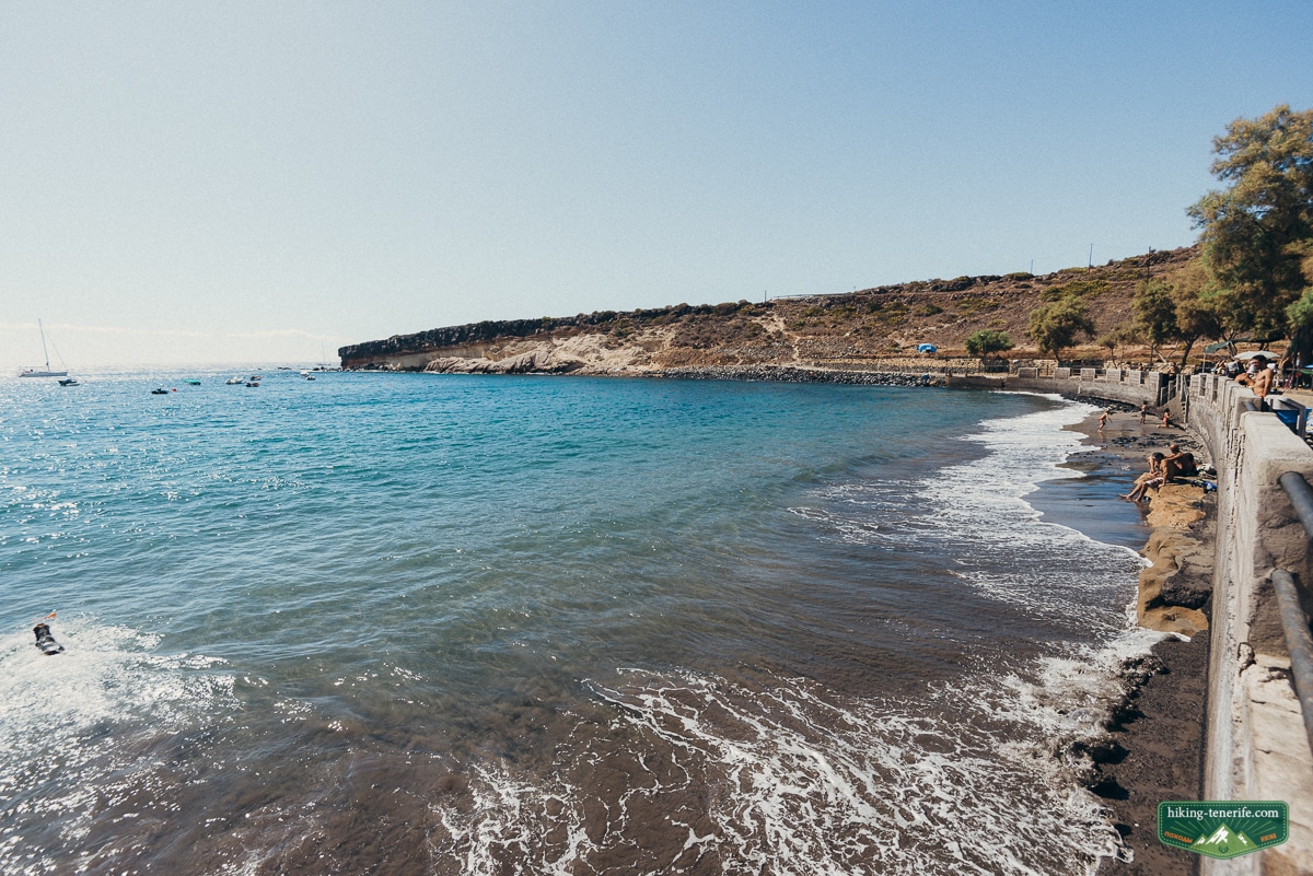 El Puertito shoreline and cove near Armeñime in Tenerife