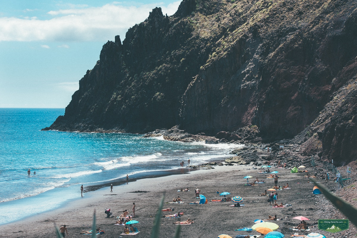Antequera Beach on the wild Anaga coast in Tenerife
