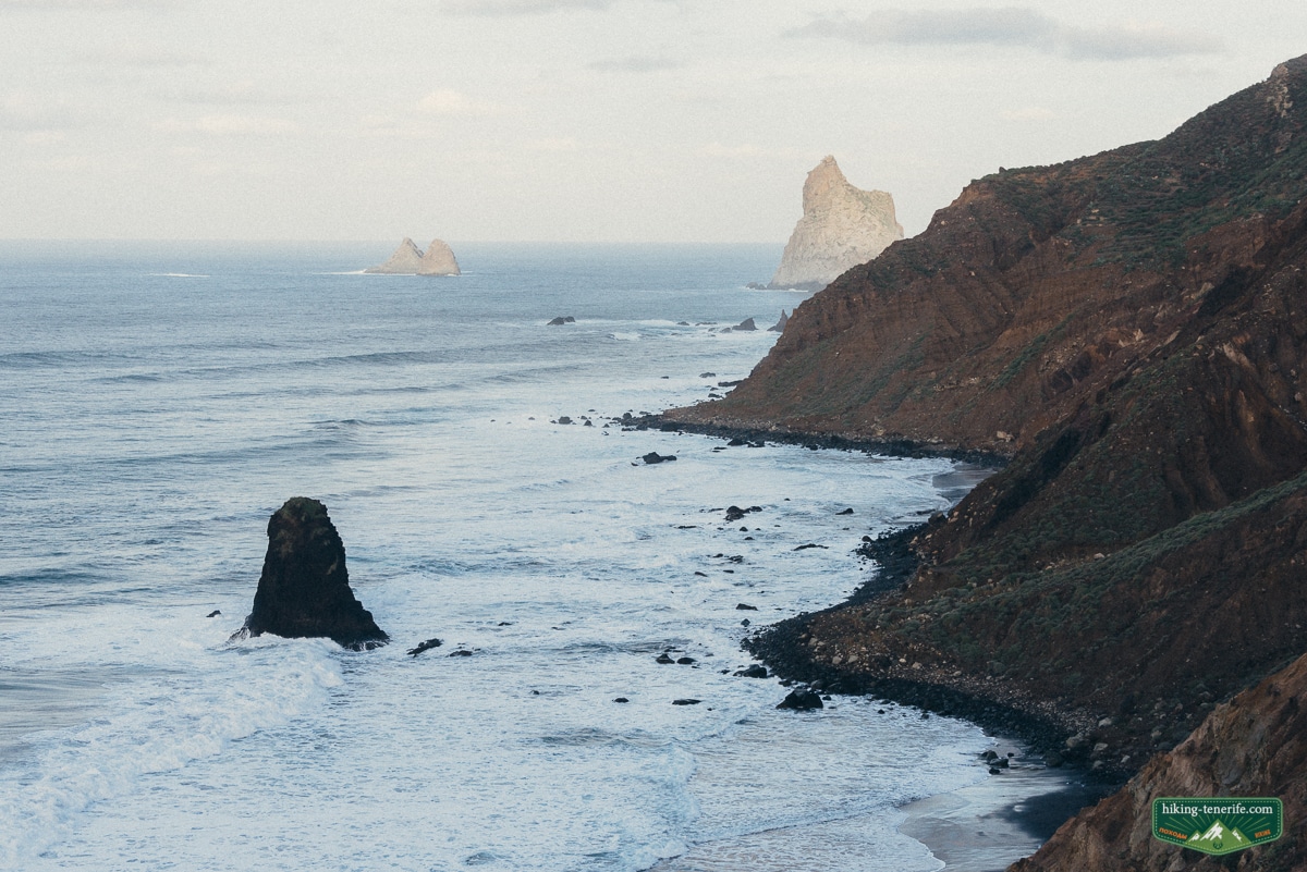 Rocky north Tenerife coast near Teno