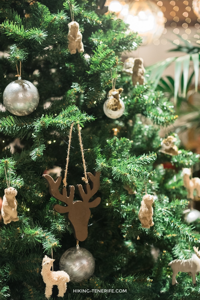 Christmas tree detail in La Laguna Tenerife