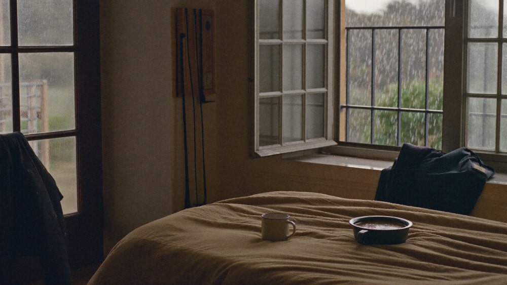 A quiet table beside an open window