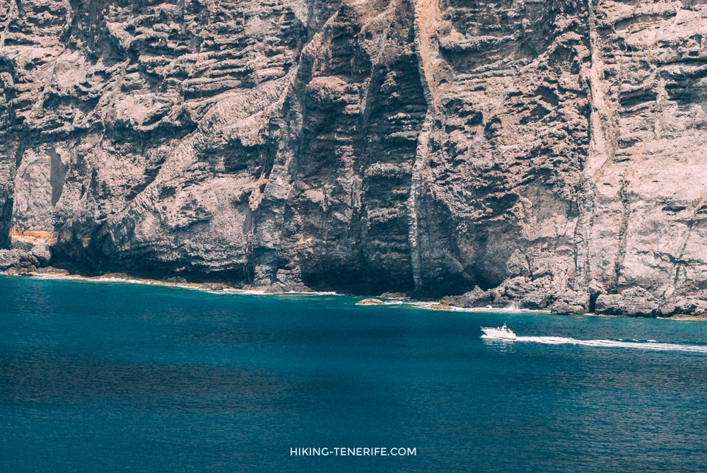 Los Gigantes harbour area in Tenerife