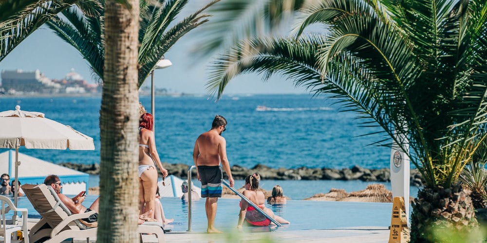 El Beril beach in Costa Adeje, Tenerife